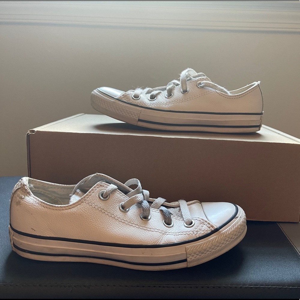 Converse White Leather Sneaker